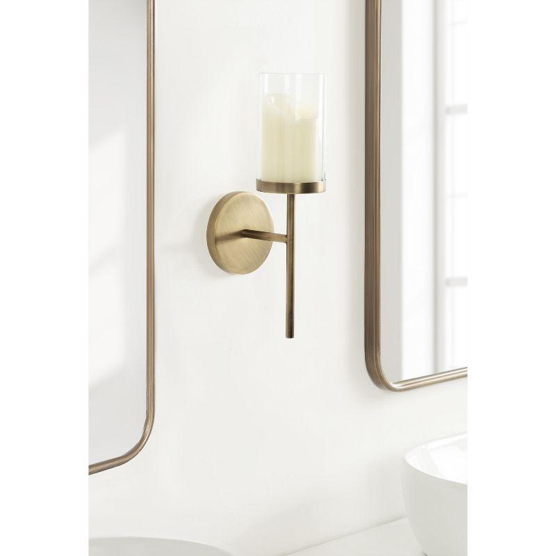 Kate and Laurel Blaise Metal Wall Sconce