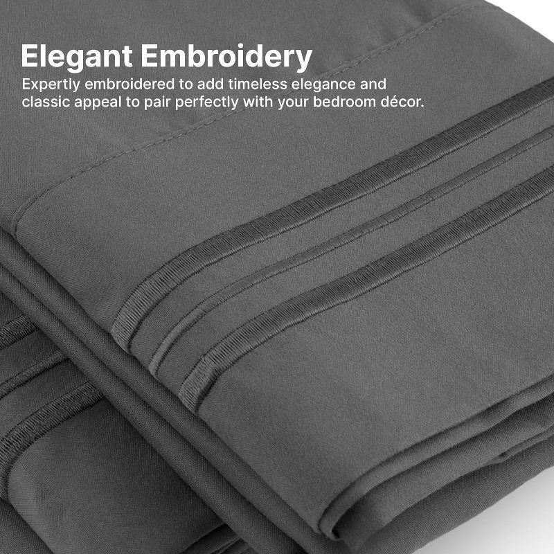 6 Piece Extra Deep Pocket Microfiber Sheet Set - CGK Linens