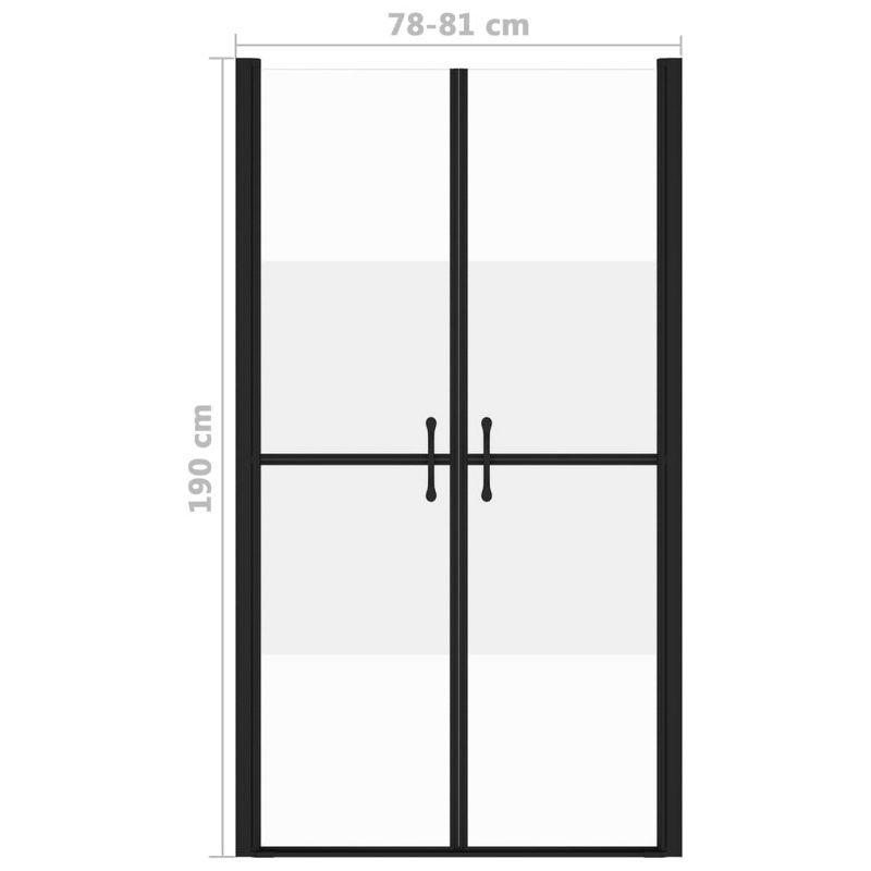 31.9'' - W x 74.8'' H Double Sliding Door Framed Shower Door with