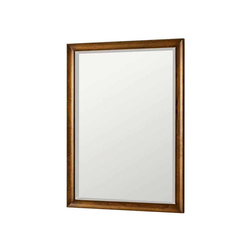 Glenbrooke Solid Wood Flat Wall Mirror