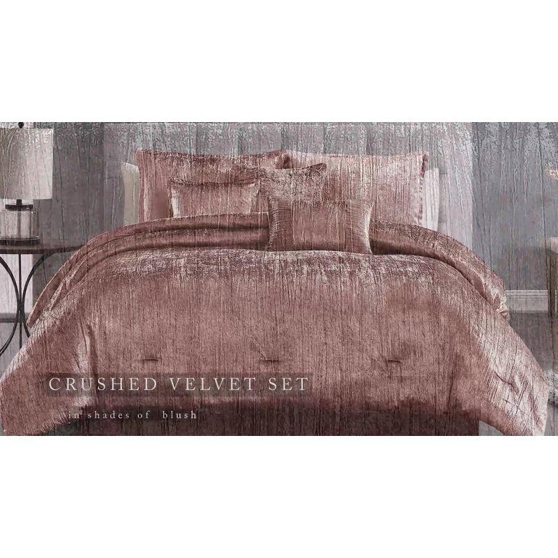 Turin Crinkle Velvet Comforter Set - Riverbrook Home