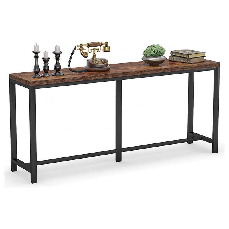 Hommoo Narrow Console Table, 70.9" Extra Long Sofa Table Hallway Table