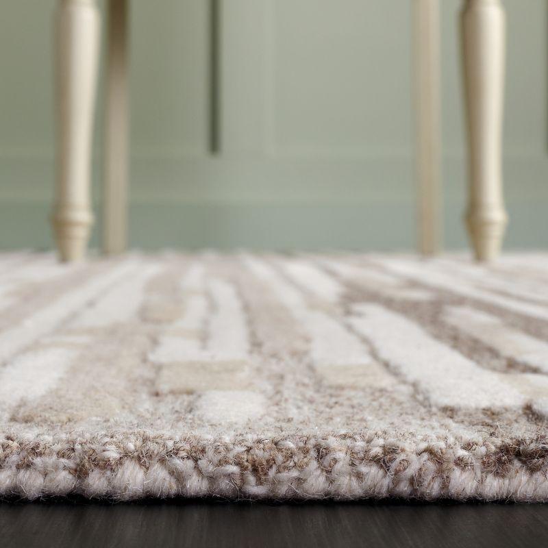 Martha Stewart Martha Stewart 300 Hand Tufted 85% Wool And 15% Cotton With Latex Abstract Rug