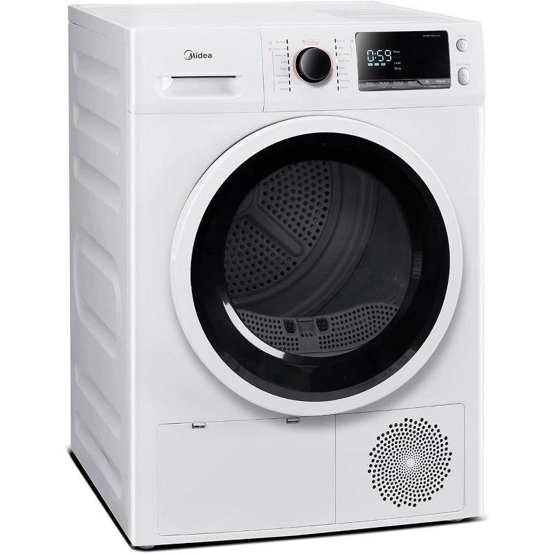 Midea 4.4 Cu. Ft. White Stackable Ventless Electric Dryer with Sensor Dry