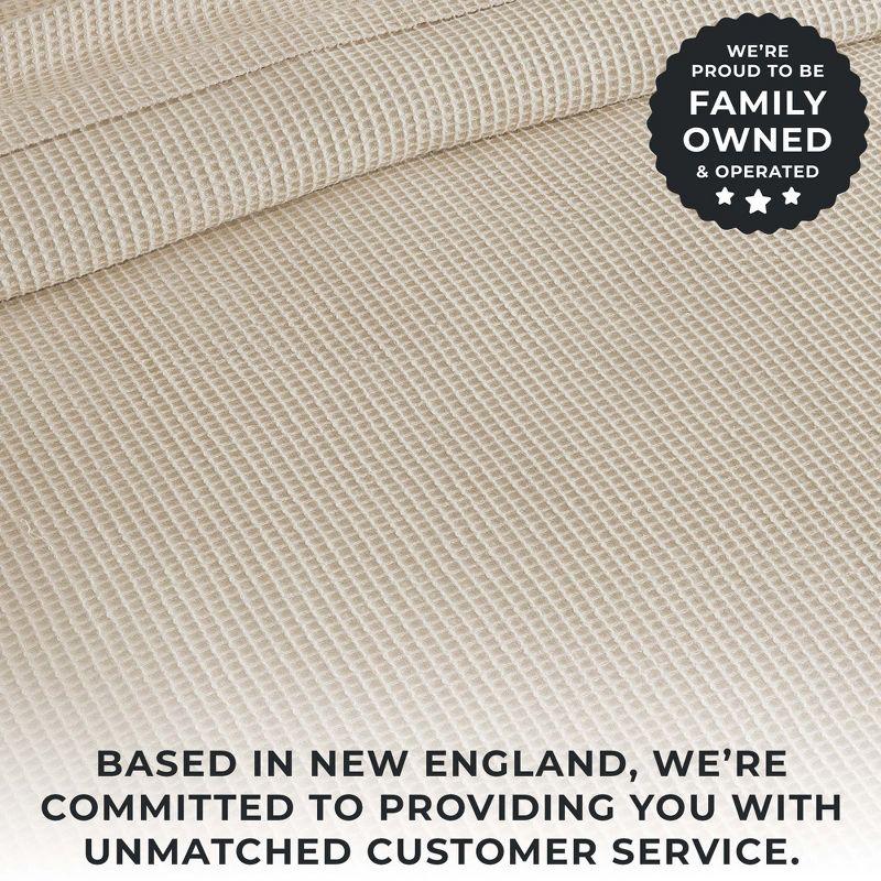 100% Cotton Waffle Weave All-Season Bed Blanket - Great Bay Home