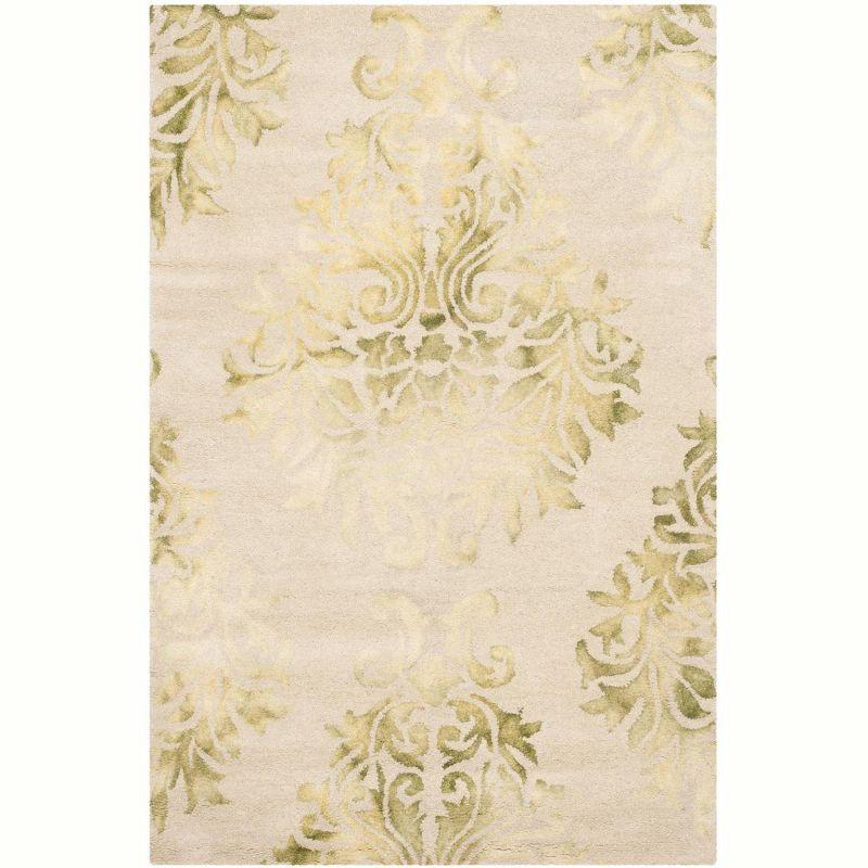 Dip Dye DDY516 Hand Tufted Area Rug - Beige/Green - 4'x6' - Safavieh.
