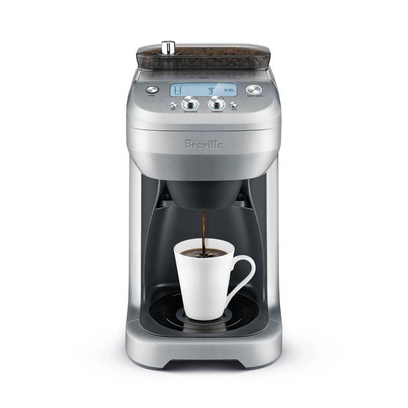 Breville 12c Grind Control Drip Coffee Maker Brushed Stainless Steel BDC650BSS: Programmable Grinder, Thermal Carafe