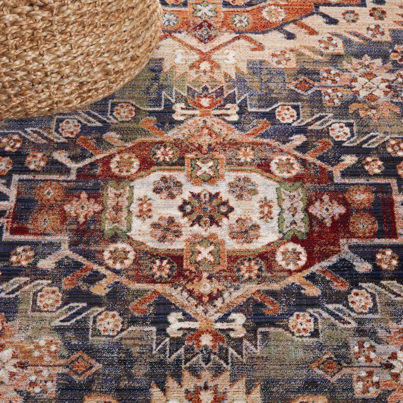 Vintage Persian VTP645 Power Loomed Area Rug - Cream/Rust - 5'3"x7'7" - Safavieh.
