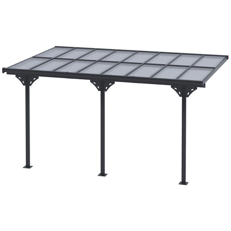 Outsunny 14 Ft. W x 10 Ft. D Aluminum Pergola with Canopy