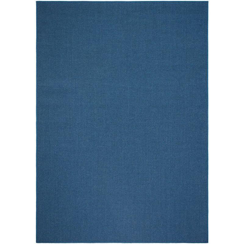Martha Stewart Sisal/Jute Solid Color Rug in Blue