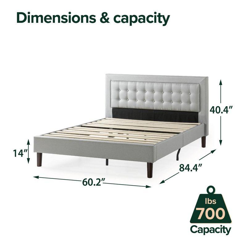 Dachelle Upholstered Platform Bed Frame - Zinus