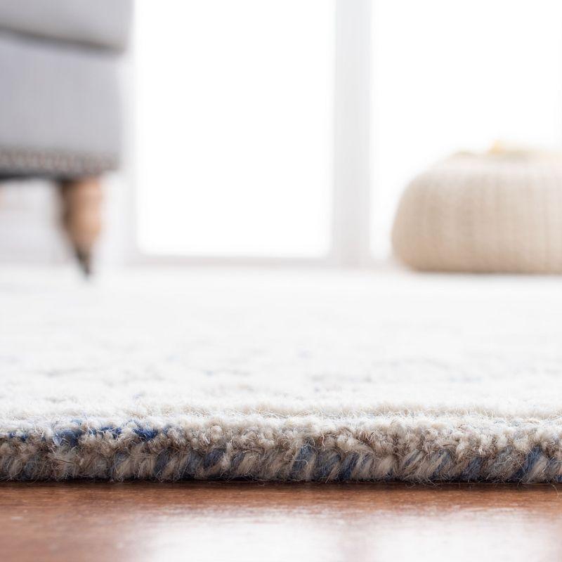 Glamour GLM651 Hand Tufted Area Rug - Blue/Ivory - 4'x6' - Safavieh.