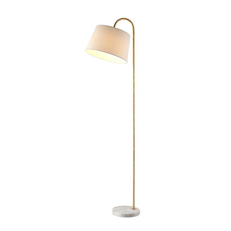 Dacey Floor Lamp - Gold Leaf/White - Safavieh