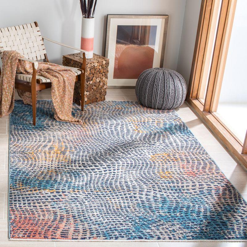 Madison MAD495 Power Loomed Area Rug - Beige/Blue - 5'3"x7'6" - Safavieh.