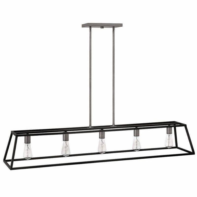 Burley Oak 5 - Light Kitchen Island Pendant