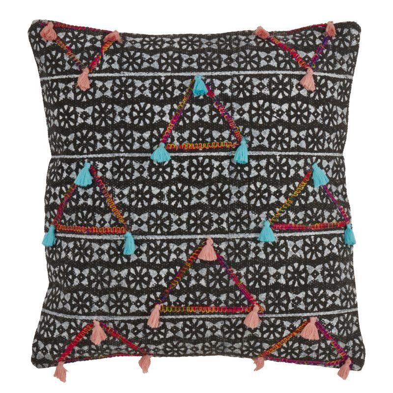 Adilah Tassels Down Throw Pillow