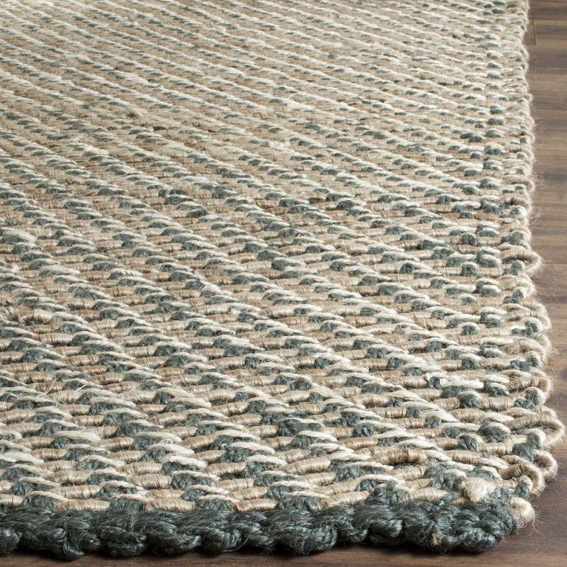 Natural Fiber NF454 Hand Woven Indoor Area Rug - Blue/Natural - 5'x8' - Safavieh.