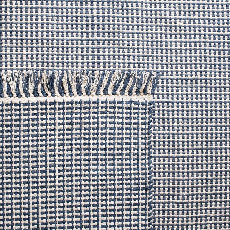 Montauk MTK340 Hand Woven Indoor Area Rug - Ivory/Navy - 6'x9' - Safavieh