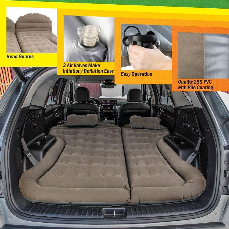 Inflatable Mattress Car Air Mattress for SUV or Tent with Pump, and Pillows