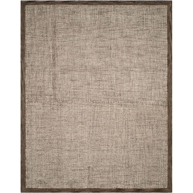 Abstract ABT220 Hand Tufted Indoor Area Rug - Brown/Ivory - 8'x10' - Safavieh