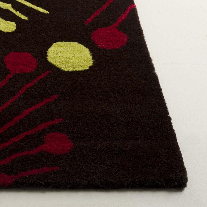 Soho SOH747 Hand Tufted Indoor Area Rug - Brown/Multi - 7'6"x9'6" - Safavieh