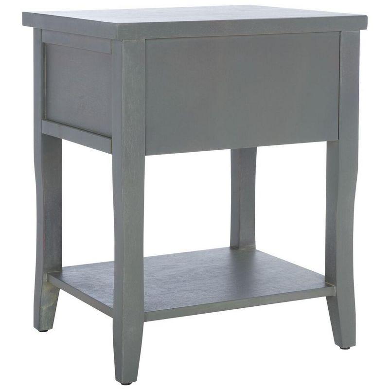 Coby Nightstand with Storage - Ash Grey - Safavieh.