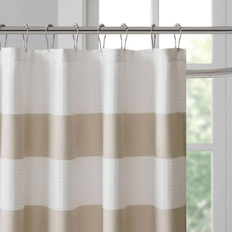 Striped Single Shower Curtain