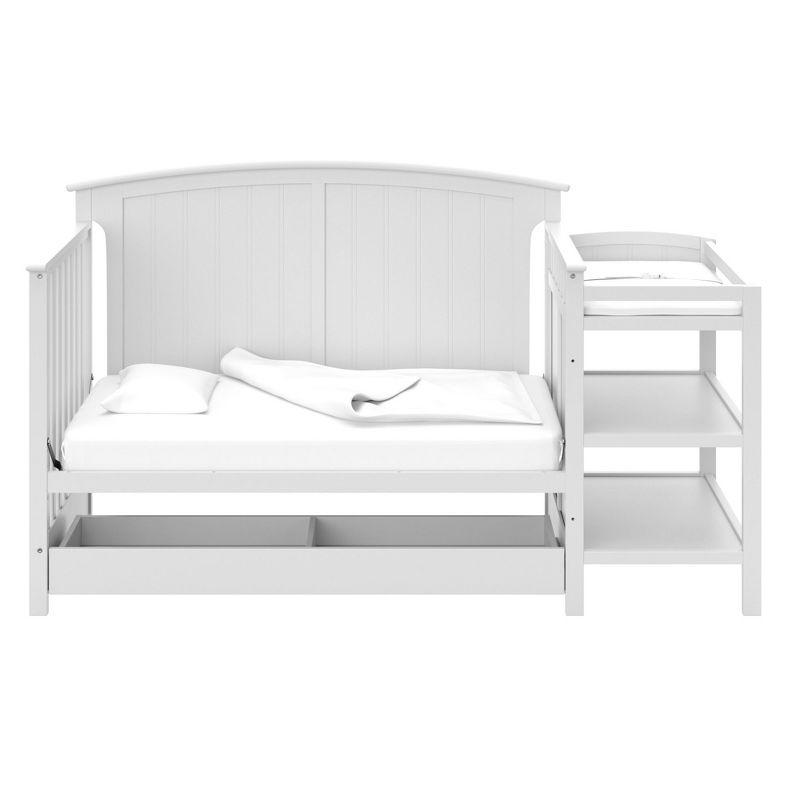 Storkcraft Steveston 4-in-1 Convertible Crib and Changer with Drawer