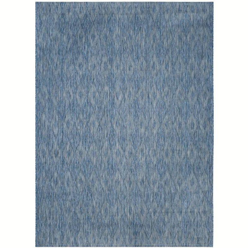 Courtyard CY8522 Power Loomed Indoor and Outdoor Area Rug - Navy/Navy - 8'x11' - Safavieh
