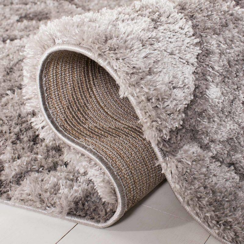 Sparta Shag SPG514 Power Loomed Indoor Accent Rug - Grey/Grey - 3'x5' - Safavieh