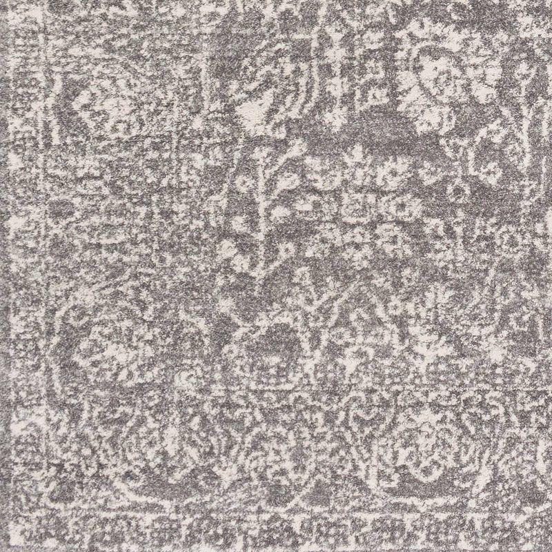 Livabliss 9'x12'6" Tree of Life Traditional Rugs Charcoal: Stain & Fade-Resistant, Medium Pile, Indoor Use