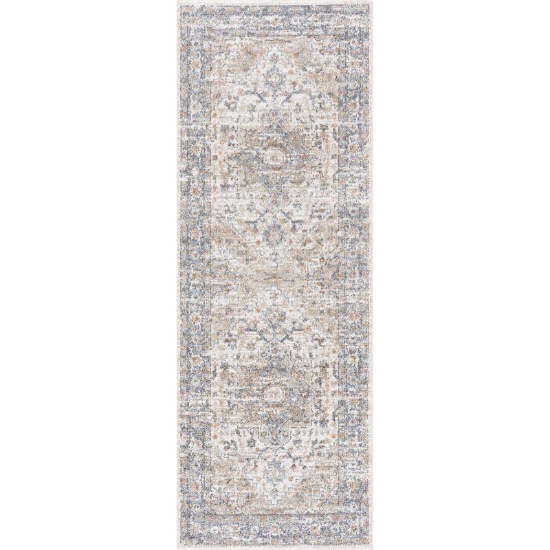 Hauteloom Ezri Cream Washable Area Rug