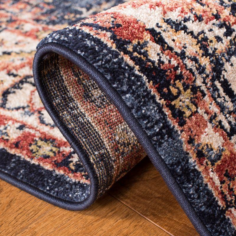 Charleston CHL413 Loomed Indoor Area Rug - Navy/Ivory - 5'3"x7'6" - Safavieh