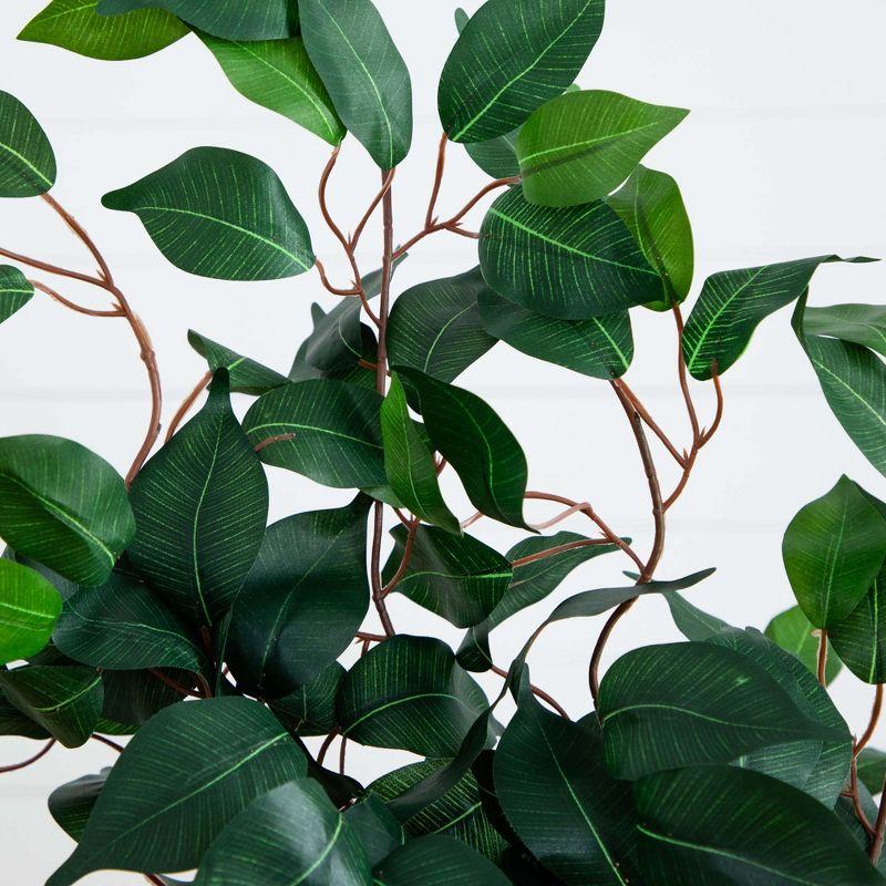 Nearly Natural 4-ft Ficus Silk Tree