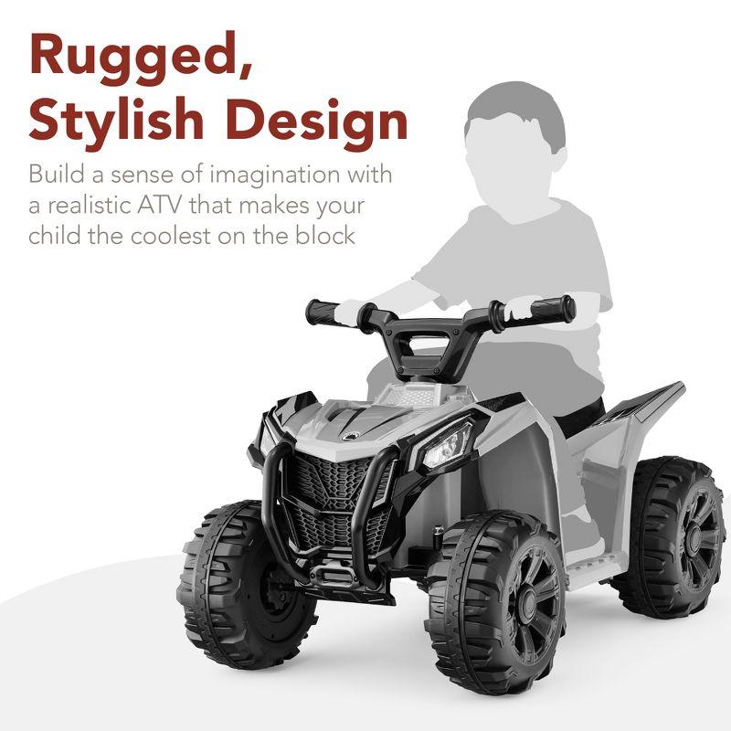 Best Choice Products 6V Kids Ride-On 4-Wheeler Quad ATV Car w/ 1.8mph Max Speed, Treaded Tires