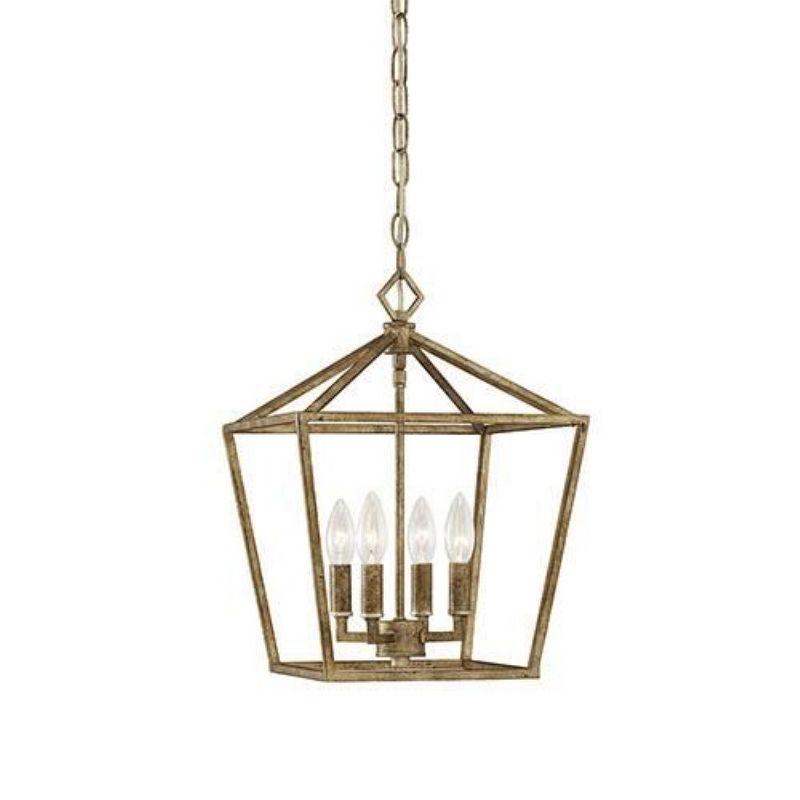 Millennium Lighting Ritner 4 - Light Pendant in  Vintage Gold