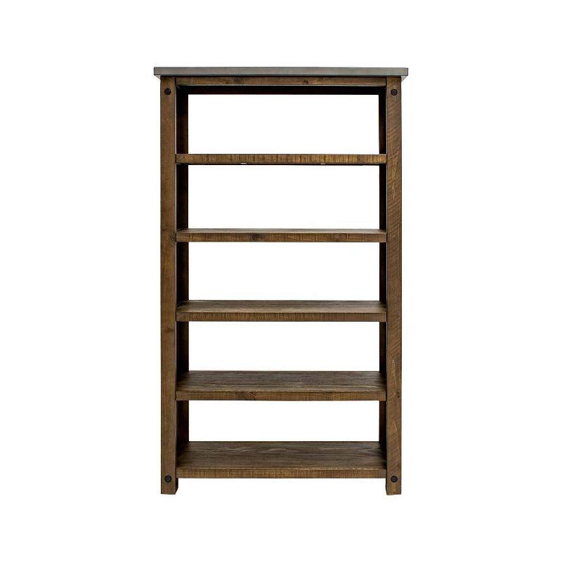 72&#34; Jasper Open Bookcase Brown - Martin Furniture