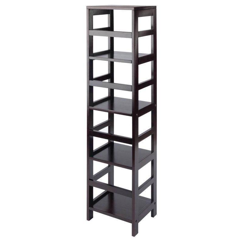 55" 4 Section Narrow Bookshelf Espresso - Winsome