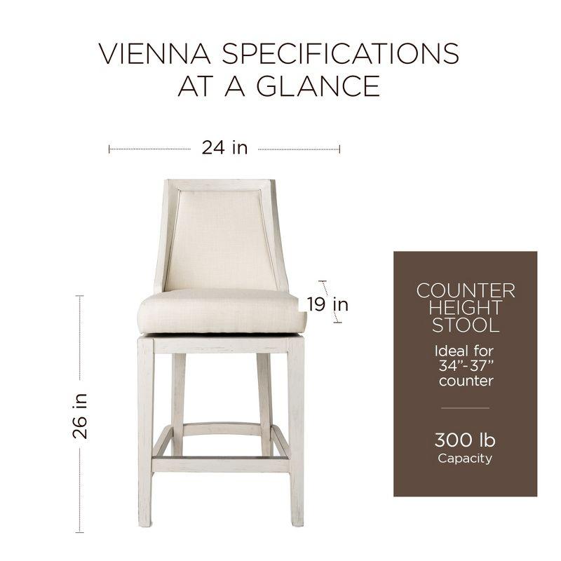 Maven Lane Vienna Swivel Kitchen Stool