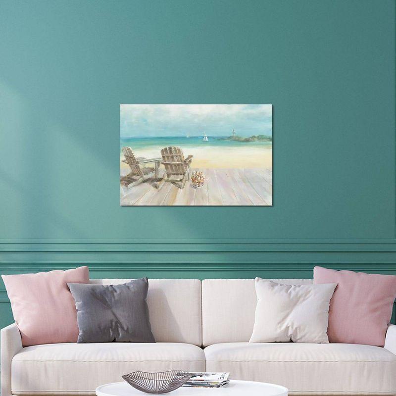 Seaside Morning No Window by Danhui Nai Unframed Wall Canvas - iCanvas