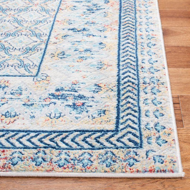 Brentwood BNT899 Power Loomed Indoor Accent Rug - Blue/Yellow - 3'x5' - Safavieh