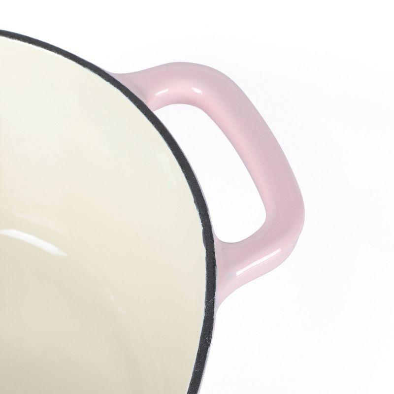 Martha Stewart Martha Stewart Heart Shape 2 QT Enamel Cast Iron Dutch Oven - Pink