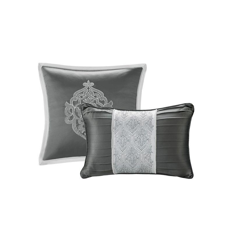 Madison Park Odette Jacquard 8 Piece Comforter Set