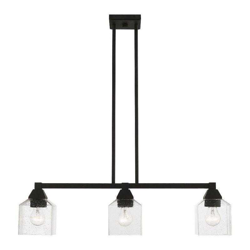 Livex Lighting Aragon 3 - Light Chandelier in  Black