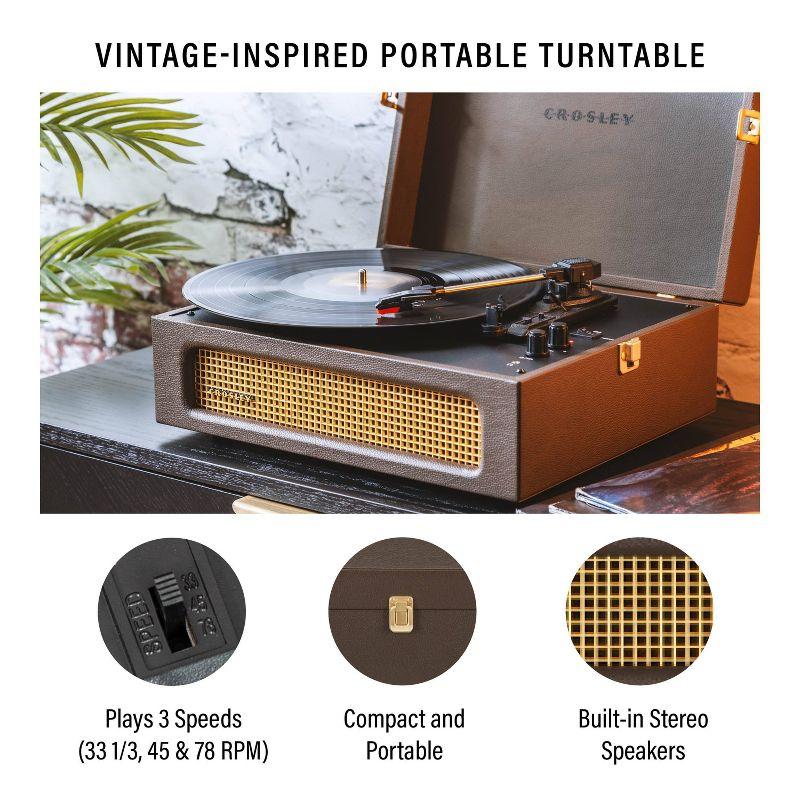 Crosley Voyager Record Player - Cocoa