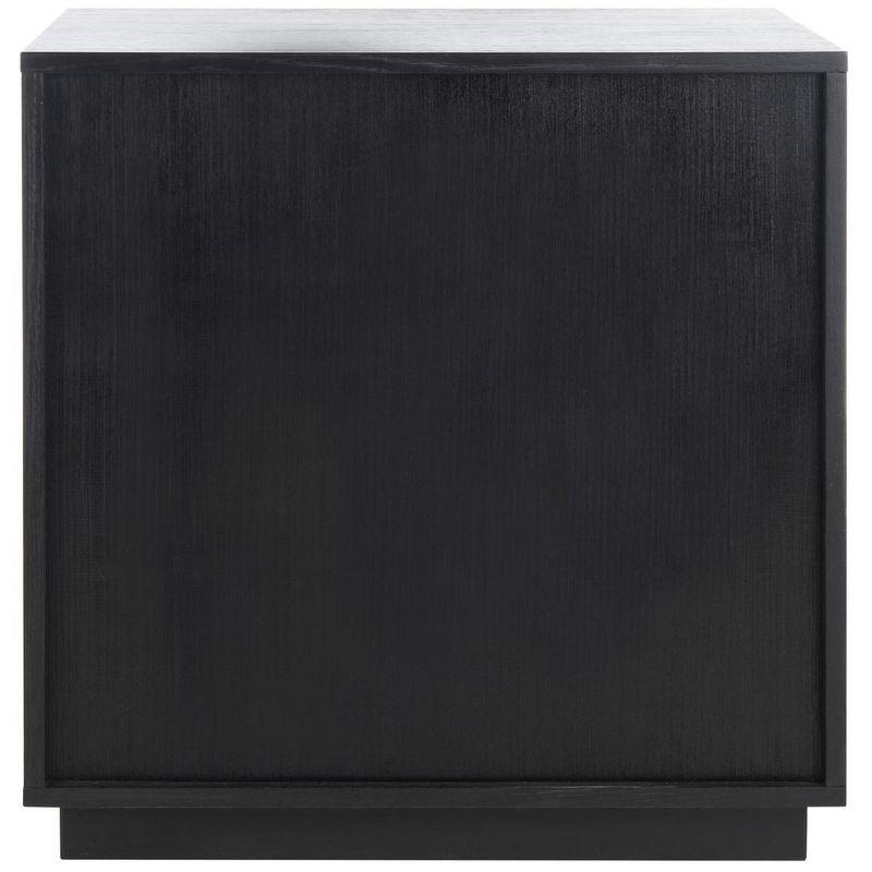 Patty 2 Drawer Nightstand - Black - Safavieh.