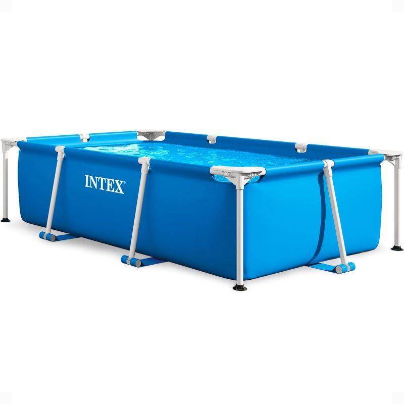 Intex New Intex Rectangular Frame Above Ground Swimming Pool & Reviews | Wayfair