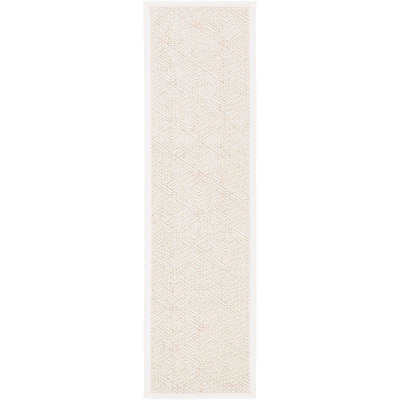 Natural Fiber NF483 Power Loomed Runner Rug - Ivory - 2'x12' - Safavieh.