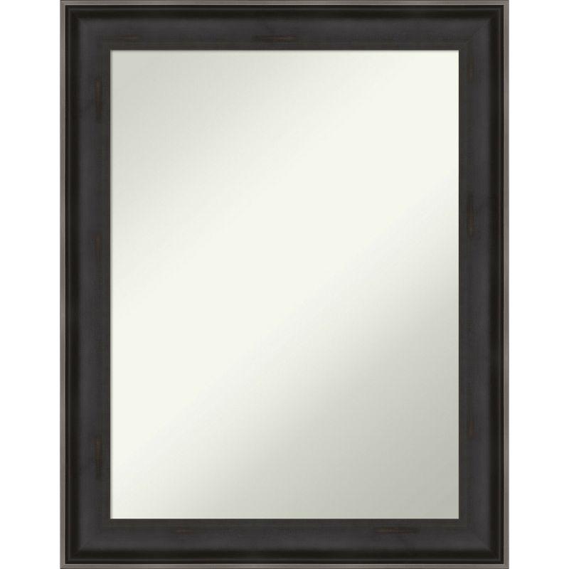 Amanti Art Allure Charcoal Non-Beveled Wood Wall Mirror 28.5 x 22.5 in.