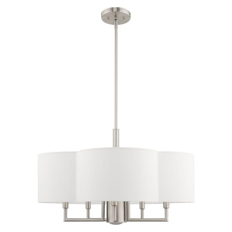 Livex Lighting Chelsea 5 - Light Chandelier in  Brushed Nickel